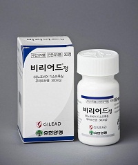 길리어드 만성 B형 간염약 '테노포비어',한국BMS '엔테카비어'比 간암 발생·사망 위험 낮아